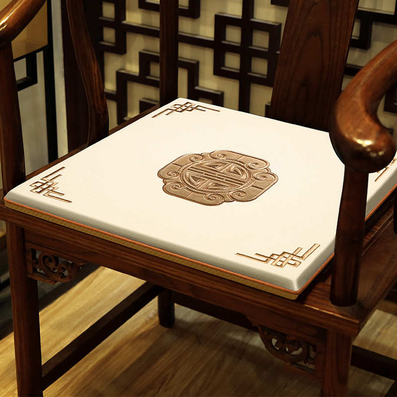 垫茶桌红木座垫凳子椅垫椅子餐椅木中式椅垫坐垫子实圈高端太师椅