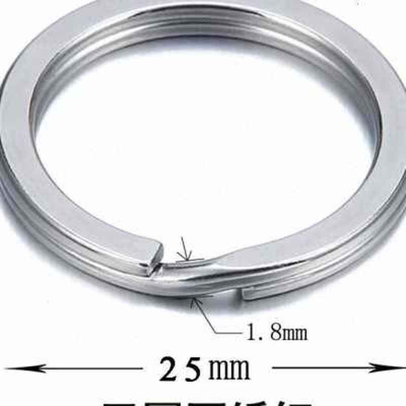 ㊣环扣不锈钢304扣环拼豆小号圈钢丝圈卡扣R铁圈圆环钥匙链挂