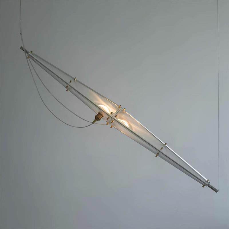 简约现代创意造型艺术设计感样板展厅吧台装饰挑空间loft楼梯吊灯
