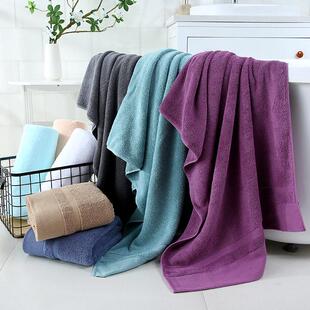 thickened bath white hotel towel纯棉大浴巾 absorbent Cotton