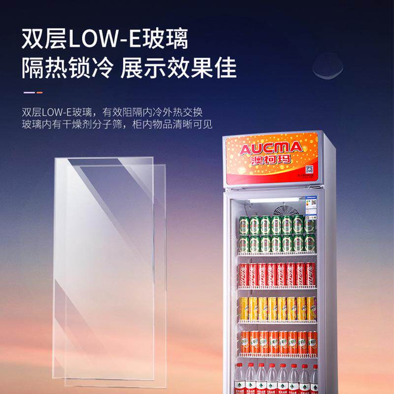 澳柯玛306升风冷无箱展示柜冰柜
