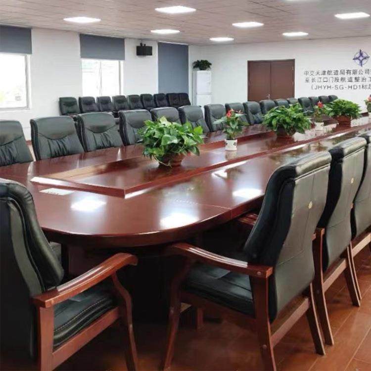 北京RXS办漆公具家烤会议桌公司会议室办公弧多人办公会议形桌椅