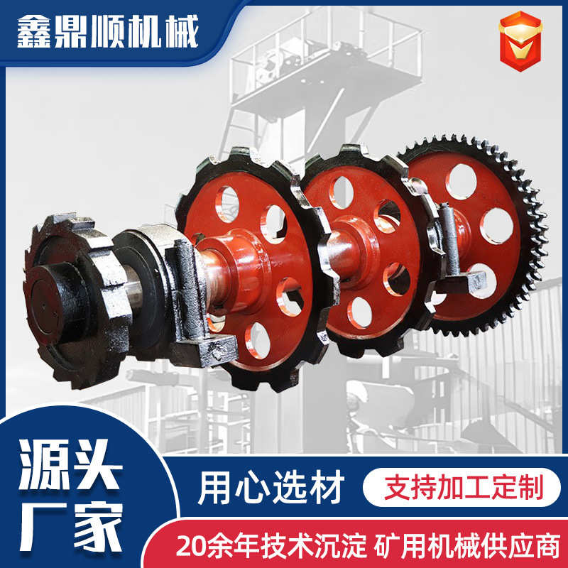 埋刮板配件刮板机链轮总成多齿轮定制件轴承链轮总成NE提升机链轮