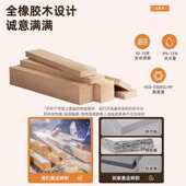 沙发边几客厅家用纯实木小茶几小户型卧室简易双层方形床头小桌子