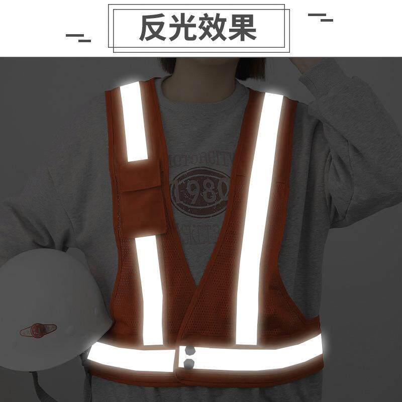 光特大口袋代驾马甲滴司机工装夜间609骑行高亮反光工作滴反服背