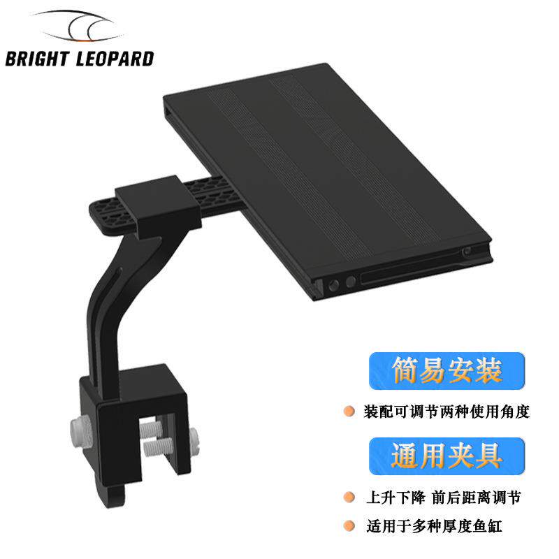 跨境新款LED鱼缸夹灯灯全光谱珊瑚缸水草灯空气缸植物照明 水族灯