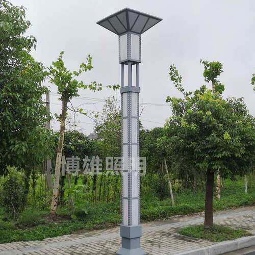 现代简约户外led景观灯草坪花园小区别墅方太阳能方形景观灯