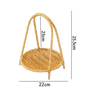 火锅店专用配菜盘蔬菜篮多层仿藤塑料放备菜架子摆菜品架创意餐具