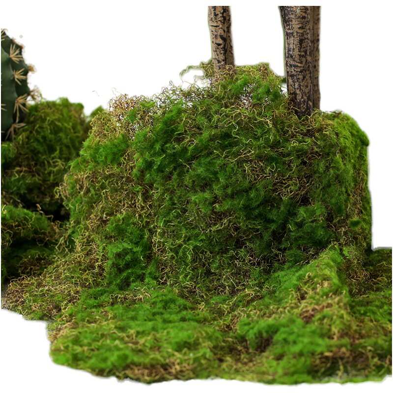 现货青苔草坪苔藓草皮仿真植物室内景观造景仿真花批发工艺品手工