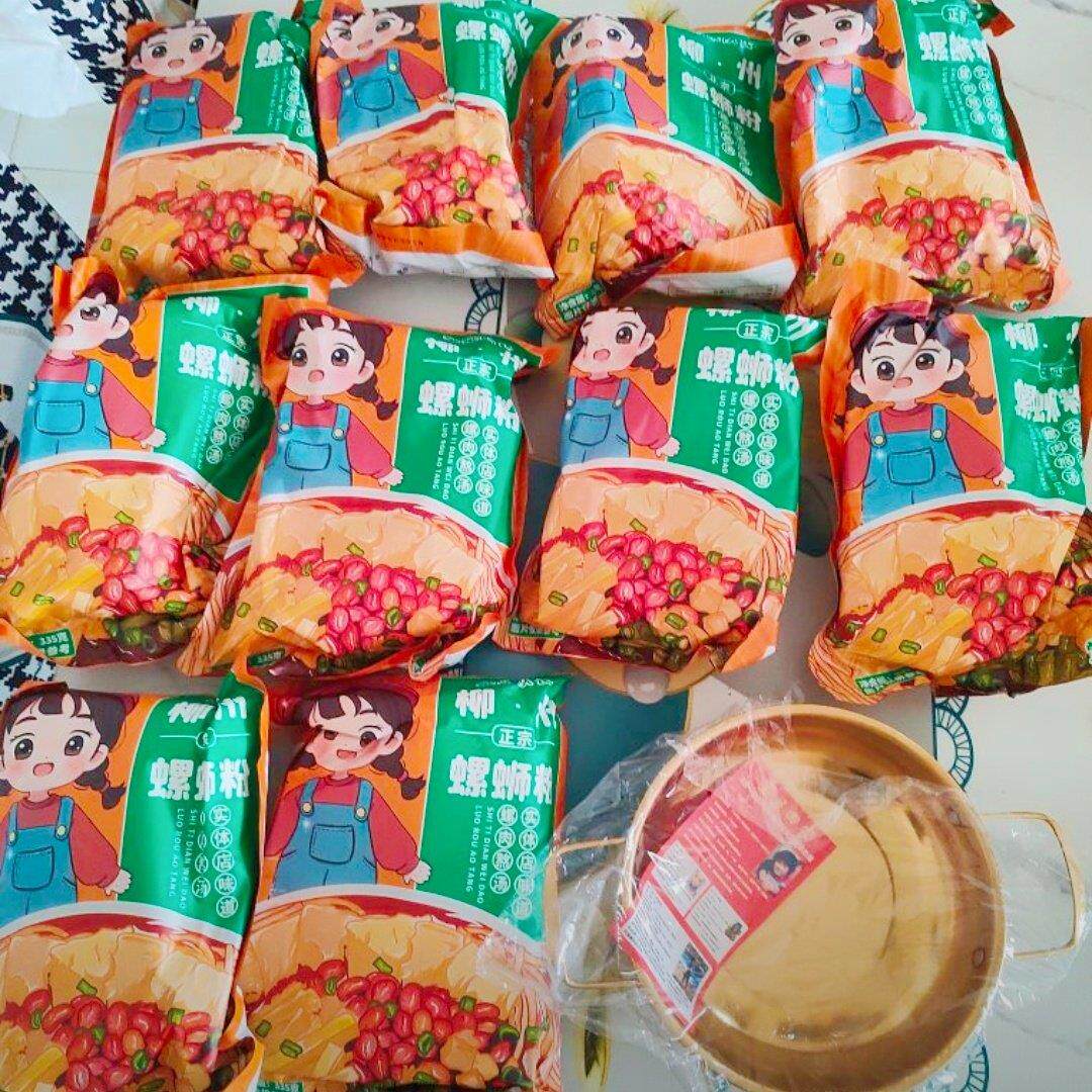 新货柳州特色螺蛳粉335g/袋送金锅方便速食宵夜美食广西特色米粉