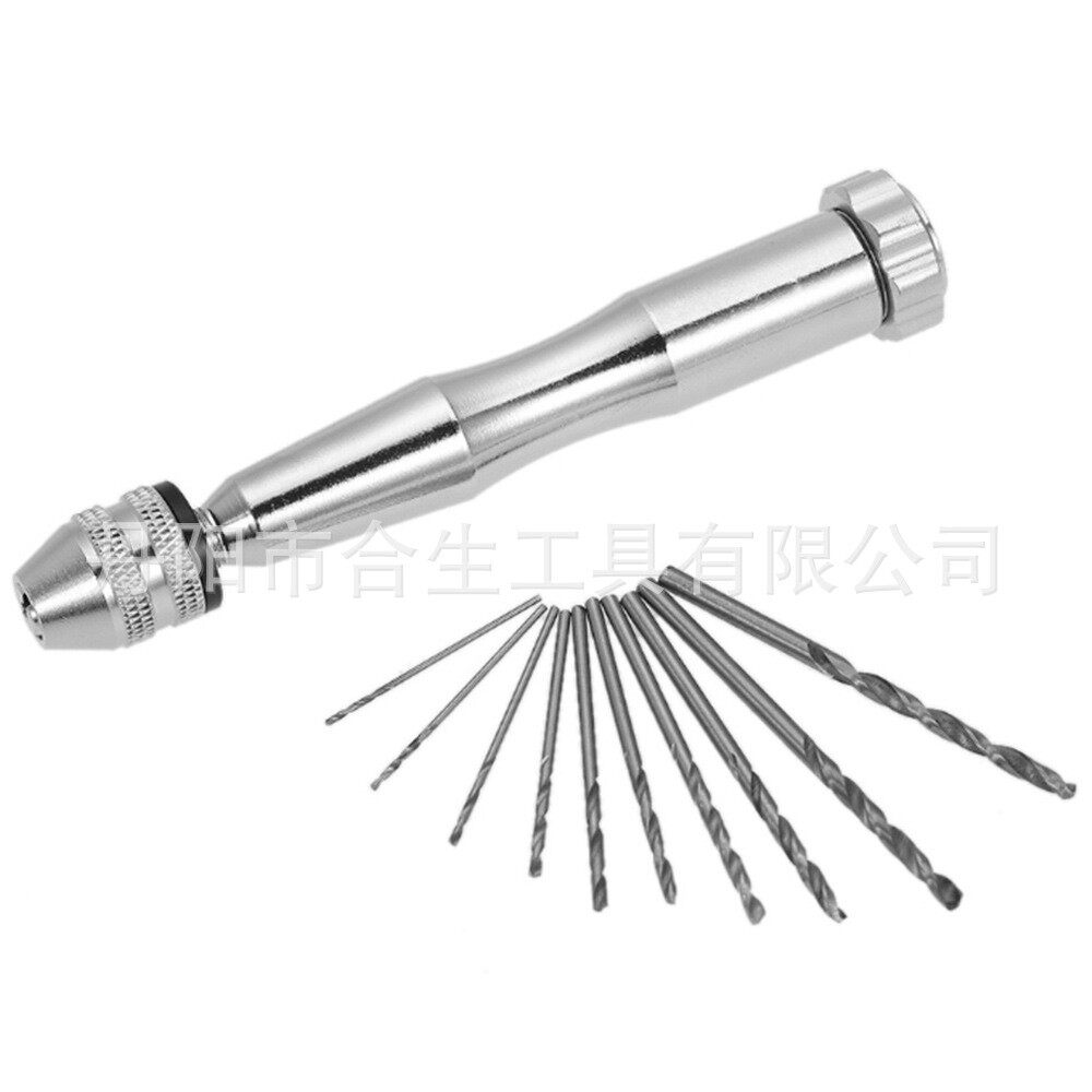 手钻 手捻钻 手工diy木工手拧转手动钻孔工具小型文玩核桃打孔器