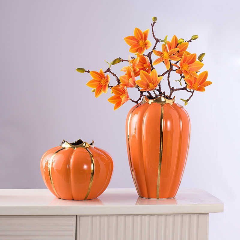 景德镇陶瓷花瓶摆件家居客厅电视柜插花花瓶装饰品轻奢桌面摆设,家居饰品,花瓶,淘宝优惠券,粉丝福利购,淘宝优惠卷