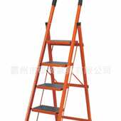 D型不锈钢折叠梯 家用人字梯 加厚铝合金踏板梯 霸州四步家用梯子