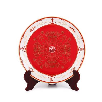 新款总台创福牛如意摆盘装饰品摆设中风国乔迁礼物礼文品具餐喜庆