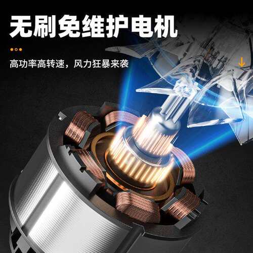 南威无刷手持鼓风机多用途高速离心风机家用除灰吸尘器吹风暴风机