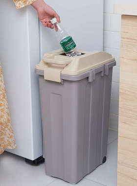 A524拼接式分类垃圾桶楼道大号学校户外办公室酒店厨房干湿分离带