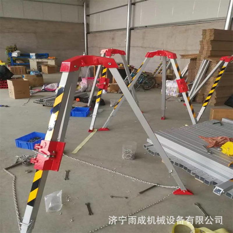 作业井口探洞救援装置 消防救援电动三脚架 多功能应急三角架支架