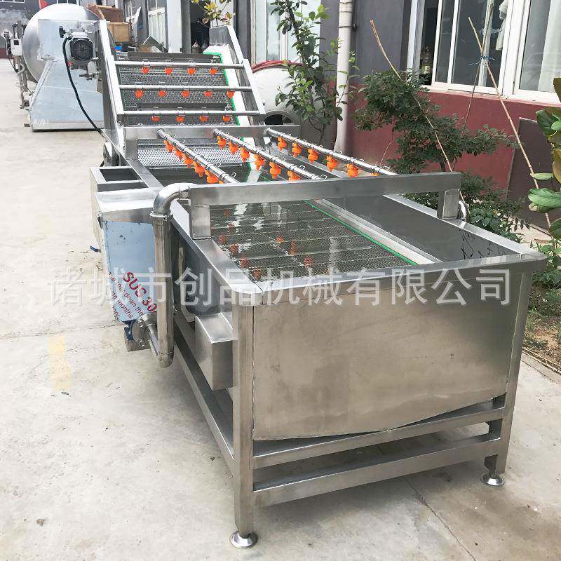 全自动不锈钢果蔬清洗机竹筒酒瓶气泡清洗机无花果清洗机