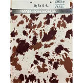 等面料 材箱包手袋服装 新款 马毛奶牛纹印花素色马毛转移植绒毛鞋