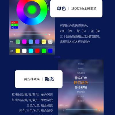 灯能带手七机控制彩LS-NH-DD渐围变氛霓虹智遥控自动可变色灯条