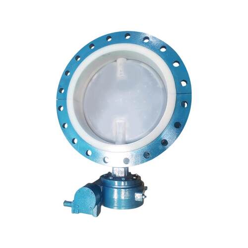 衬氟蝶阀 D341F46-16C厂家衬氟蝶阀四氟防腐化工法兰四氟蝶阀