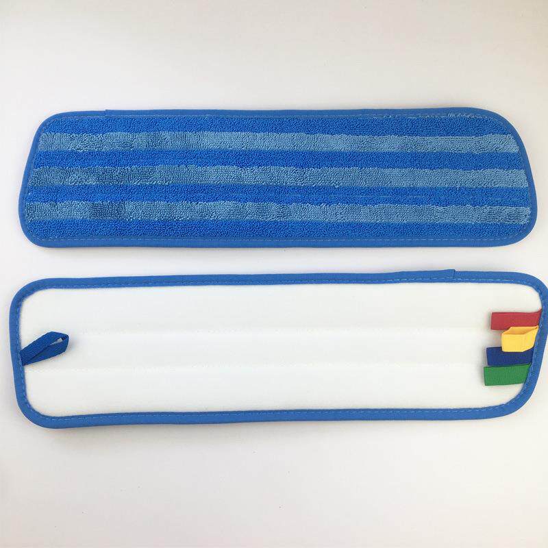 条纹加捻拖布8+8加捻毛巾布喷水拖把布超细纤维平板拖布替换布