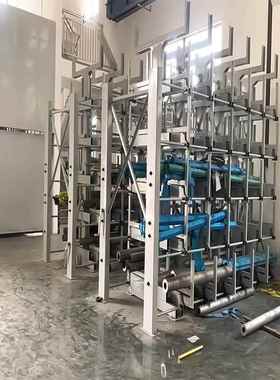 重庆伸缩悬臂式货架电动手重型双层单60242台面平摇板五金钢管悬