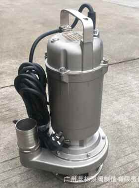 30Q4不锈钢污水泵不65W25-20-3精铸抽酒抽海水耐ABP腐蚀钢锈潜水