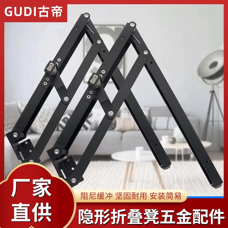 隐形折叠凳五金配件 隐藏式挂墙换鞋凳玄关凳厅卧室换鞋家具直销