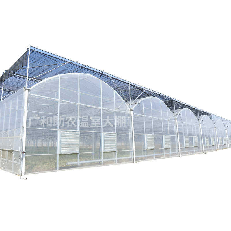 新型连栋温室大棚农业观光智能养植栽培玻璃温室建造简易蔬菜棚
