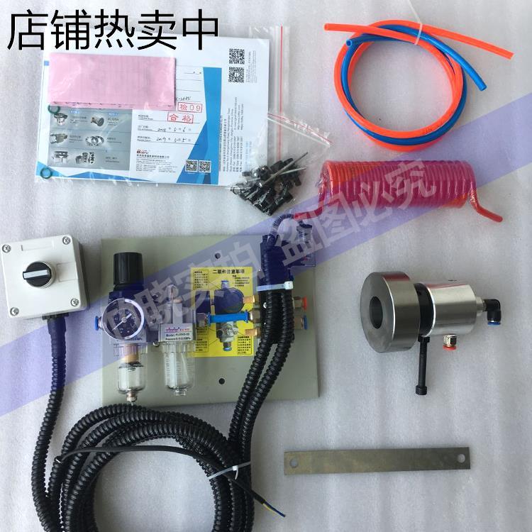 中实气动卡盘夹盘器三爪XS160-200-250车床机床改装全套钢体内撑