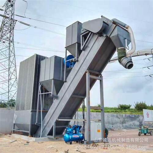 铁运集装箱矿粉中转拆箱机固定式卸灰机加除尘装置卸灰机