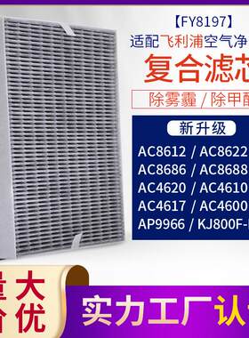 适配菲利浦空气净化器AC8622AC86124617/4610过滤网FY8197滤芯