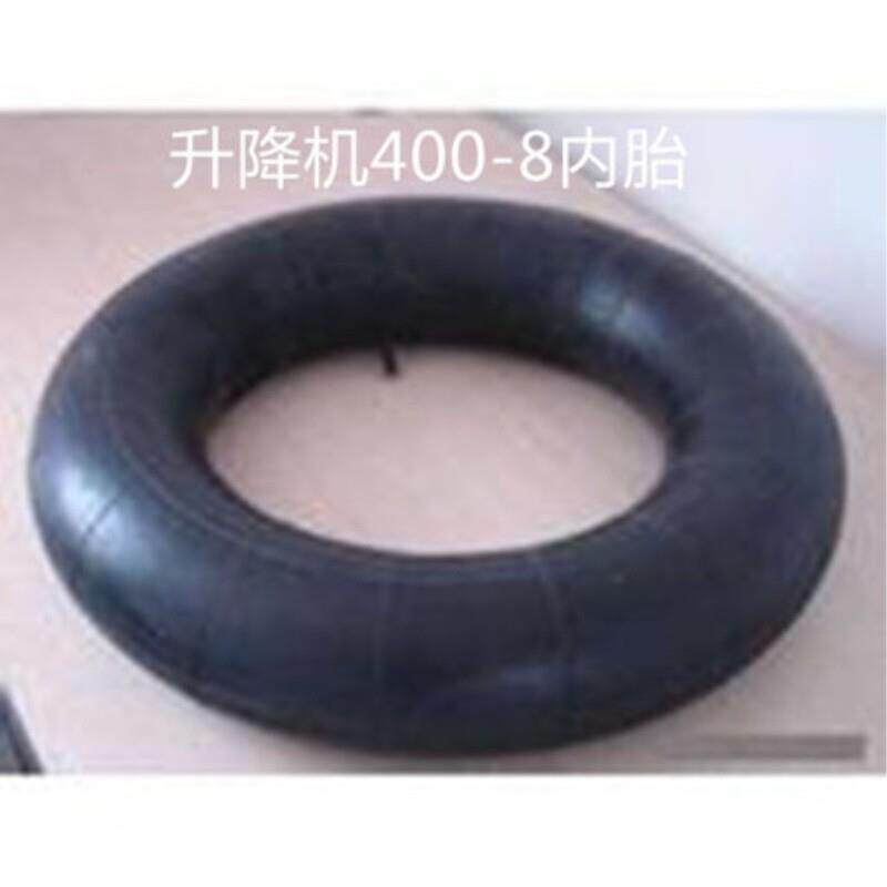 直销移动剪叉式升降机配件400-8实心轮胎 电动液压平台内胎图片
