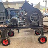 小型石料石子线 粉碎机 锤破机 石头破碎混凝土破碎锤式