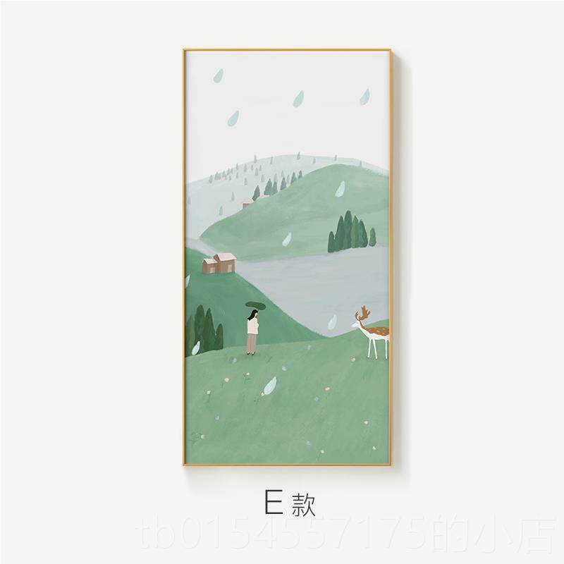正品墙入户玄关装饰画代简约现走挂廊尽头蛙竖画北欧清新过道大幅,家居饰品,现代装饰画,淘宝优惠券,粉丝福利购,淘宝优惠卷