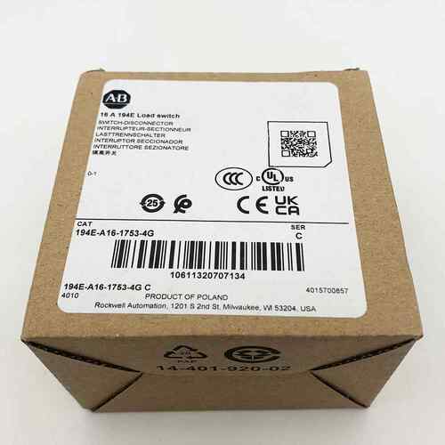 194E-A16-1753-4G负载开关罗克韦尔AB全新现货194EA1617534G