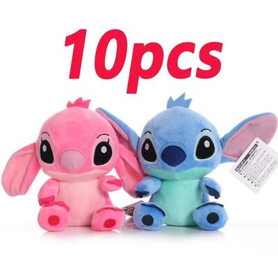 12cm 20cm 25cm Stitch Stuffed Plush Models Cartoon Stuffed P