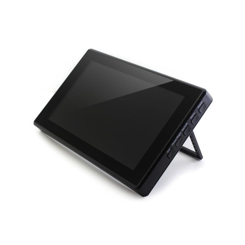 微雪 树莓派3b+ 3b 7寸显示屏 电容触摸 IPS屏 HDMI 支持VGA输入