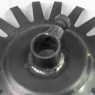 厂家电镀金属钛平碟钛碟 批发浸镀钛齿碟 钛挂具耐腐氧化金属配件