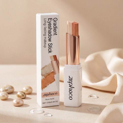 Zephoco Gradient Eyeshadow Stick (Rose Gold) - Gentle, smoot