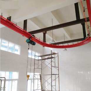 单轨吊 1吨2t3t5吨U形轨道吊机 电动遥控小型环形轨道 工字钢折弯