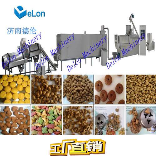 物全价主粮膨化粮粮加工设日常营养膨化HIJ生产机备器平价膨化宠
