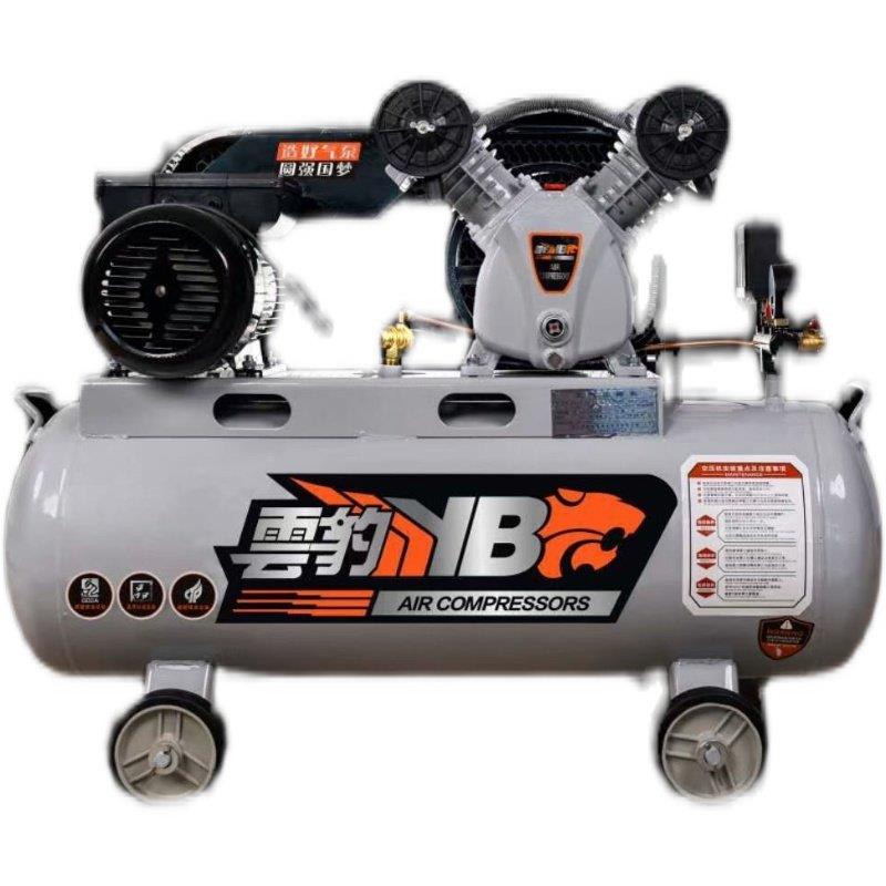 全铜罗迪云豹活塞式工业大型380v气泵喷漆气泵小型220v汽修空压机