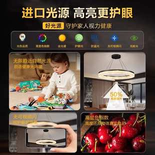 中山燈具現(xiàn)代簡約高級 客廳吊燈大氣高端超亮大廳客廳主燈2025新款