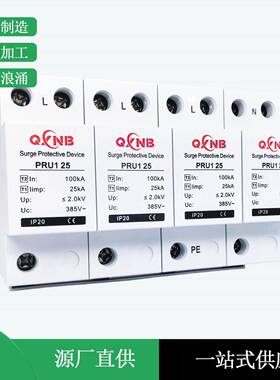 一级25KA防雷浪涌保护器1P2P3P4P三相385V低压配电柜专用