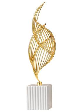 电视柜摆件轻奢高档现代家居客厅入门玄关酒柜新年春节装饰工艺品