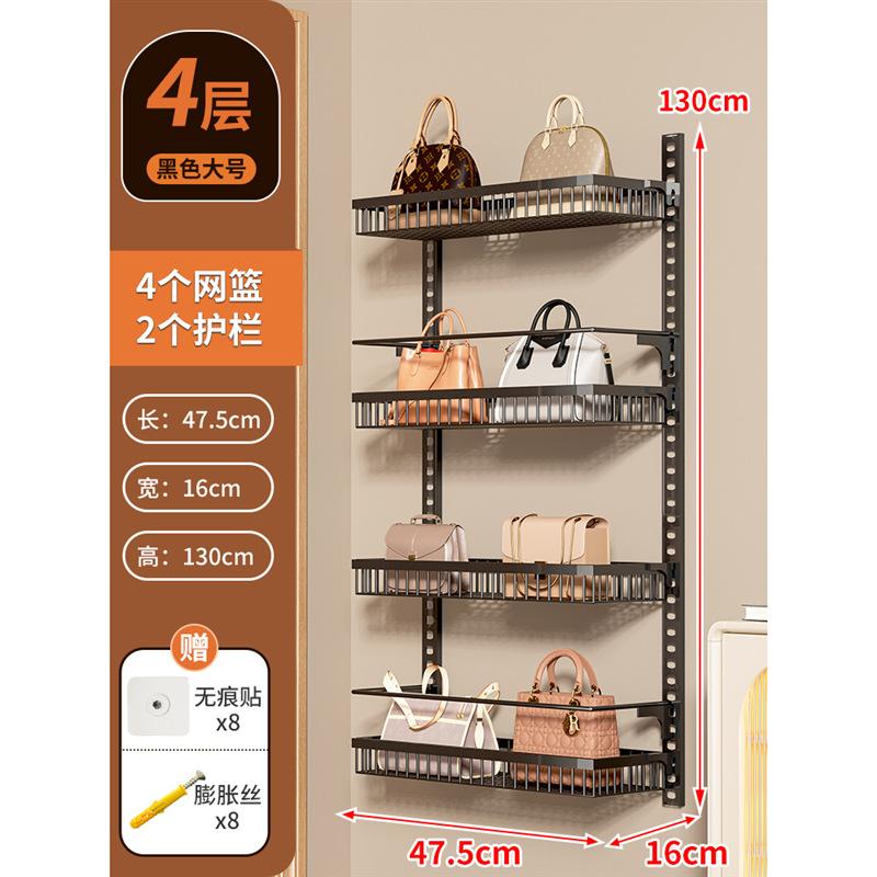 免打孔浴室卫生间门后置物架窄夹缝壁挂多层墙上收纳架子厕所柜边