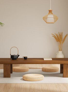 用简约实木客厅茶几窗榻榻米窗桌HGU小户阳型矮桌家炕桌茶桌飘台