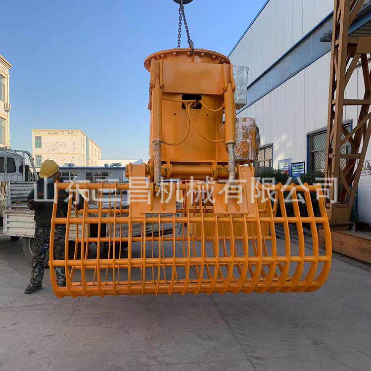 智能棉花抓现货新疆棉絮夹子厂家销售加宽机械棉花抓挖锯属具
